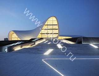 Стеклофибробетон в архитектуре: культурный центр в Баку