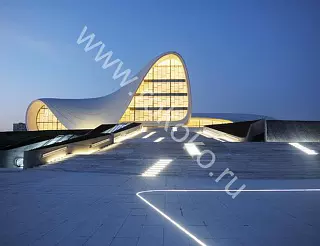 Стеклофибробетон в архитектуре: культурный центр в Баку